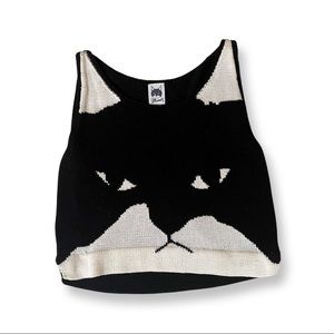 1980s Vintage Cat Sweater